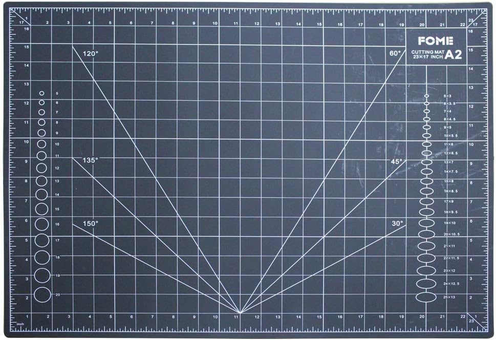SelfHealing Cutting Mat, FOME A2 Size Cutting Mat 18x24in 5 Layer PVC