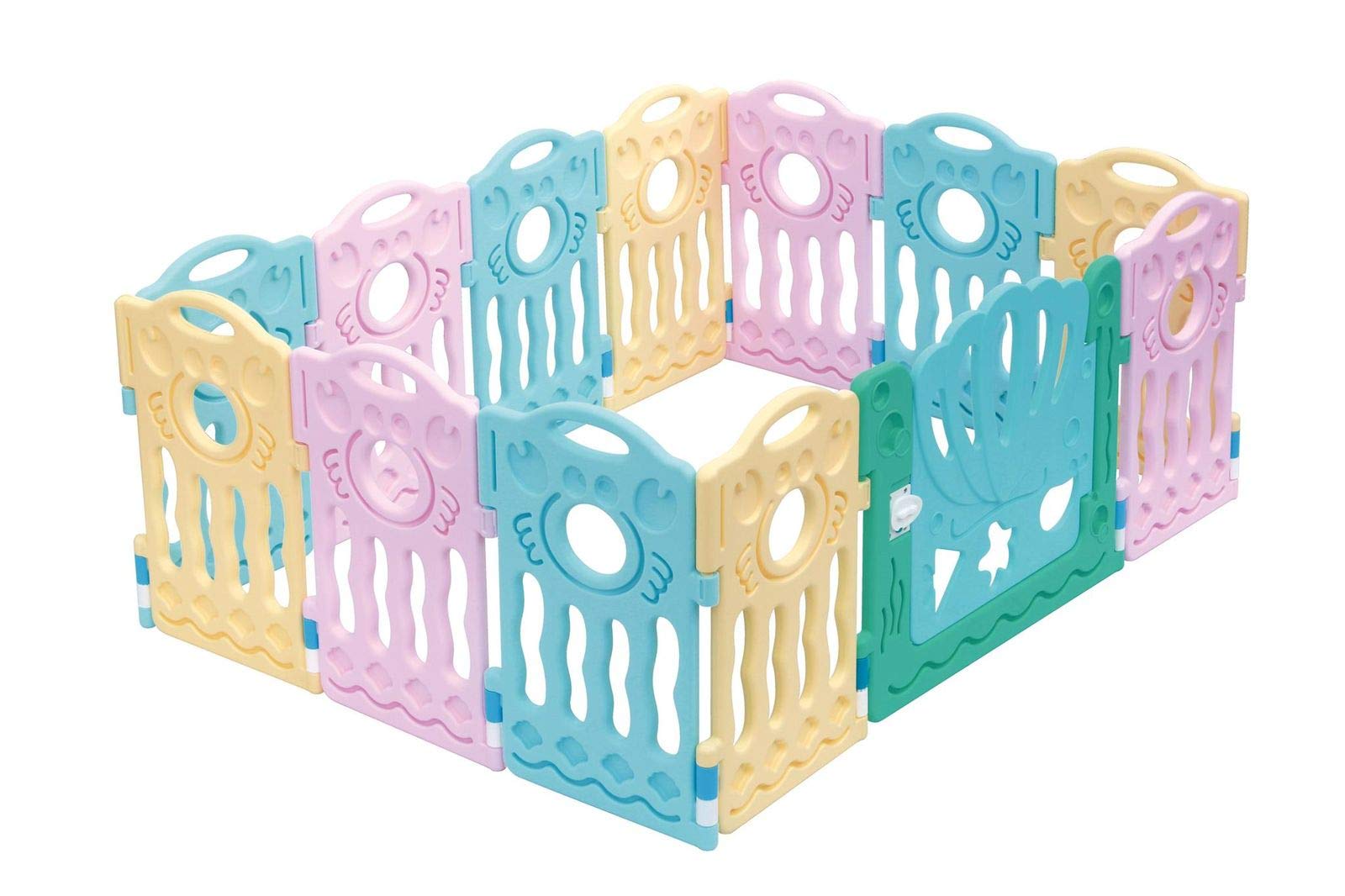 Ching Ching PY-13 - Crab Playpen (13pcs) - Pack of 1 - SUITABLE AGE：7 MONTHS AND UP