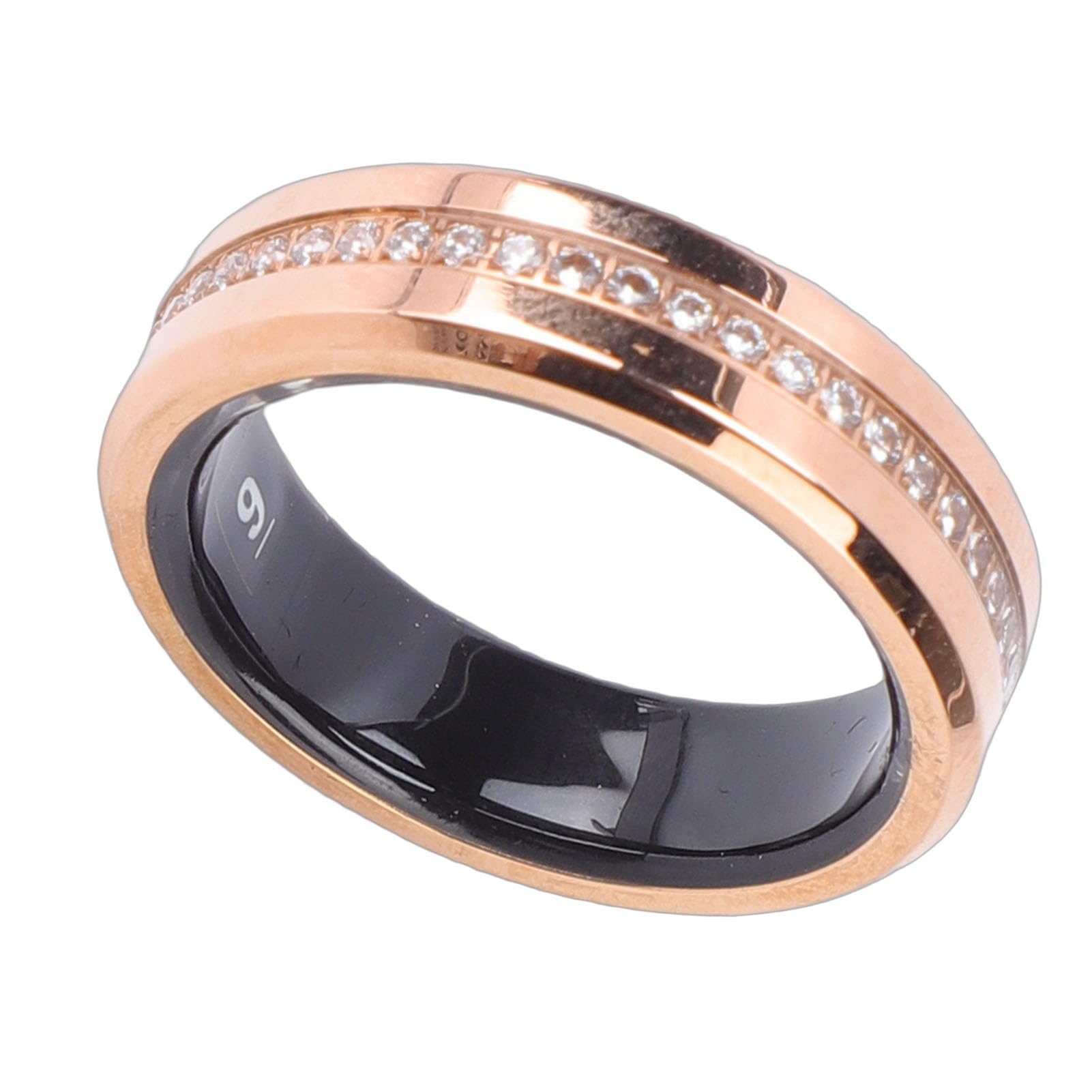 Tangxi Bague Intelligente pour Femmes et Hommes, Suivi de la santé avec Sommeil, Surveillance de l'exercice, étanchéité 100 Modes Sportifs, Bague Intelligente IP68 pour Téléphone et (Gold)