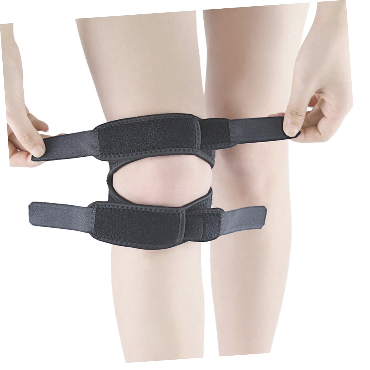 FRCOLOR 3pcs Patella Knee Strap Sports Kneepad Pressure Relief Stability Enhancer Support Sleeve Comfortable for Long Use