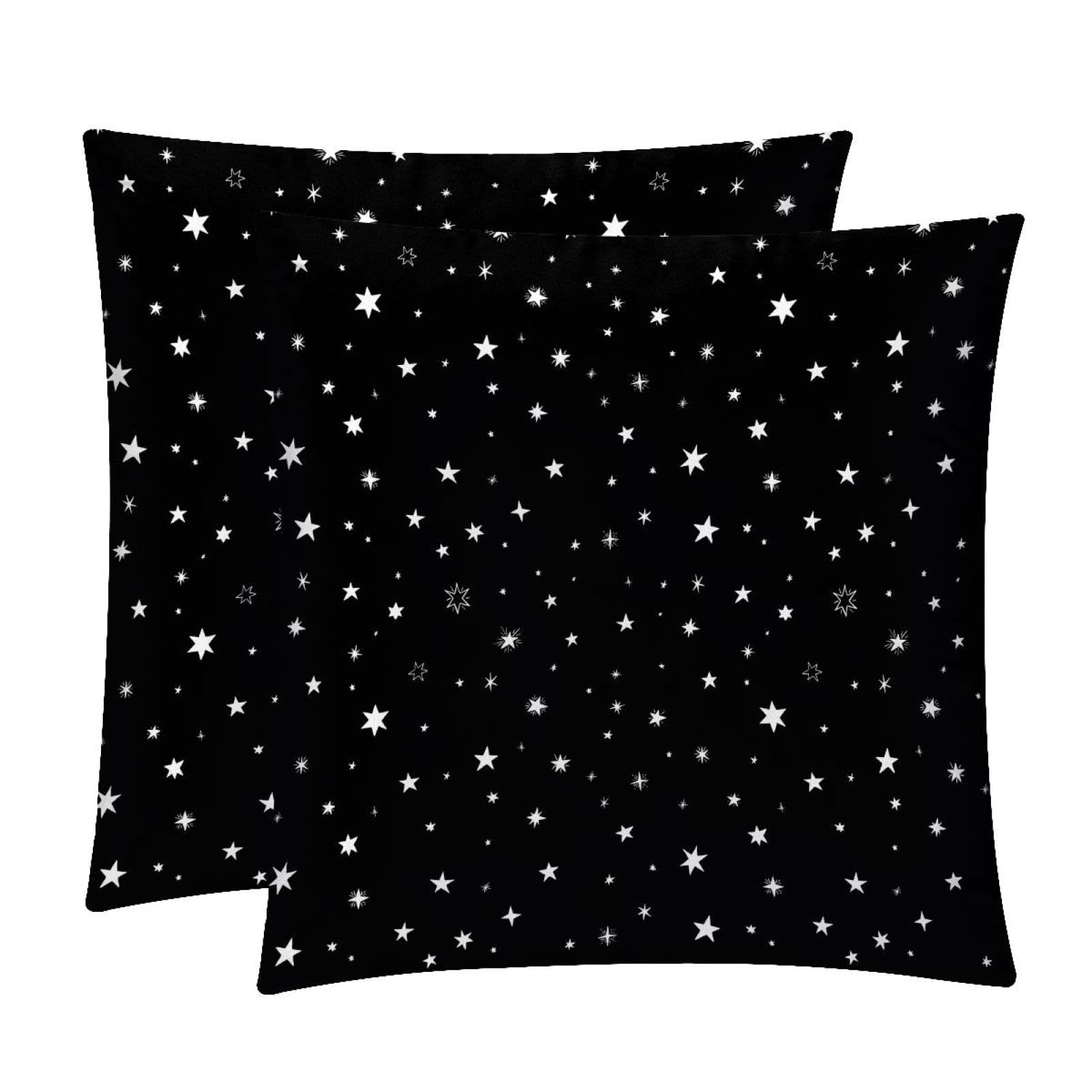TDGKPZ Star Throw Pillow Covers 2 Pack Pillowcases Soft Cozy Pillow Cases For Couch Bed Sofa 45x45cm