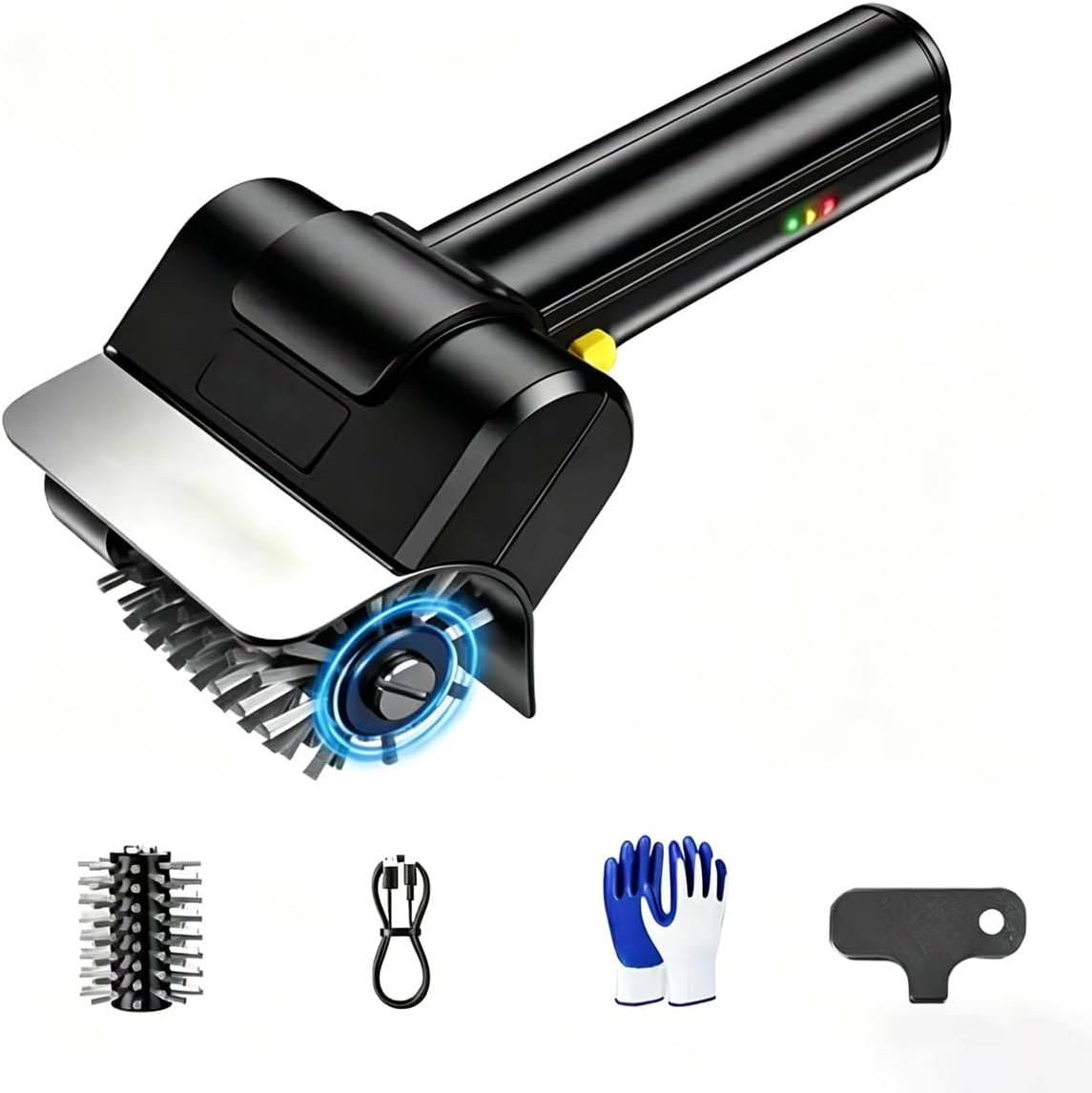 Electric Grill Brush for Weber Genesis E-325 (2024 Version) 2024–2026, Handheld BBQ Grill Brush with Stainless Steel Bristles and ABS Handle for Outdoor Grill