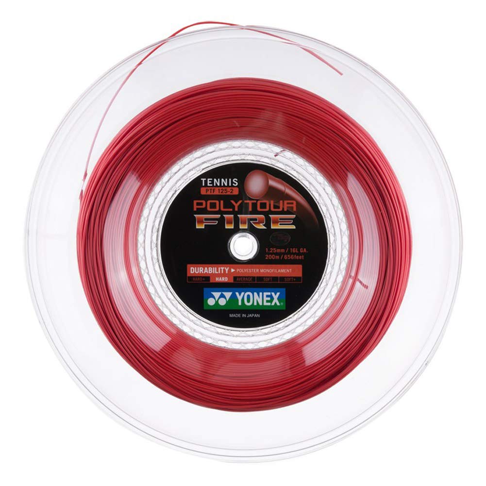 Amazon.com : Yonex PolyTour Fire 16 1.30mm/200M Tennis String