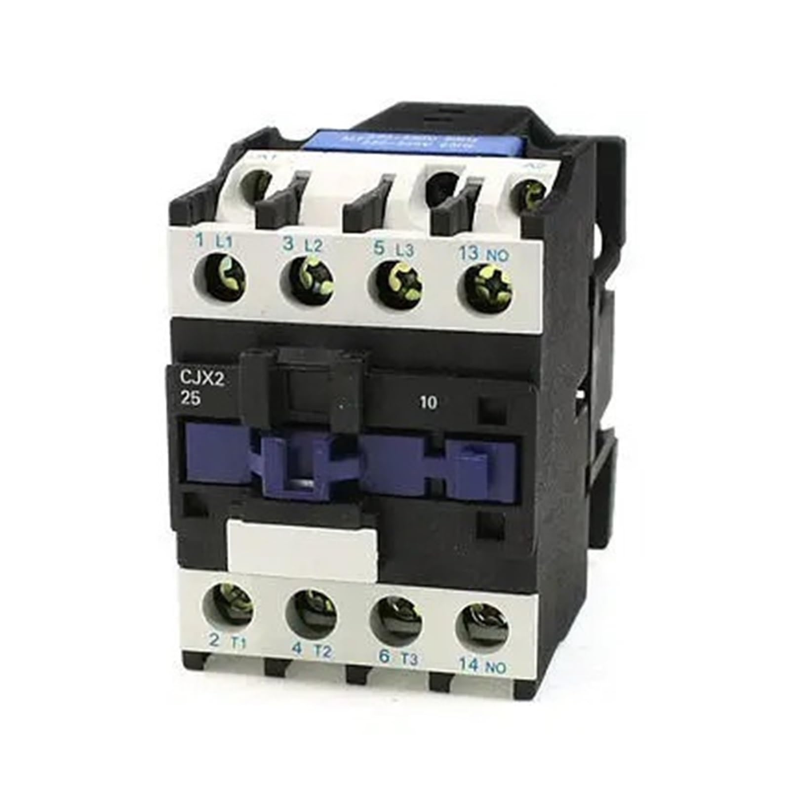 JJHQOKYNA CJX2-25 110V Coil 40A DIN Rail 3P Three Pole 1NO 1NC AC Contactor
