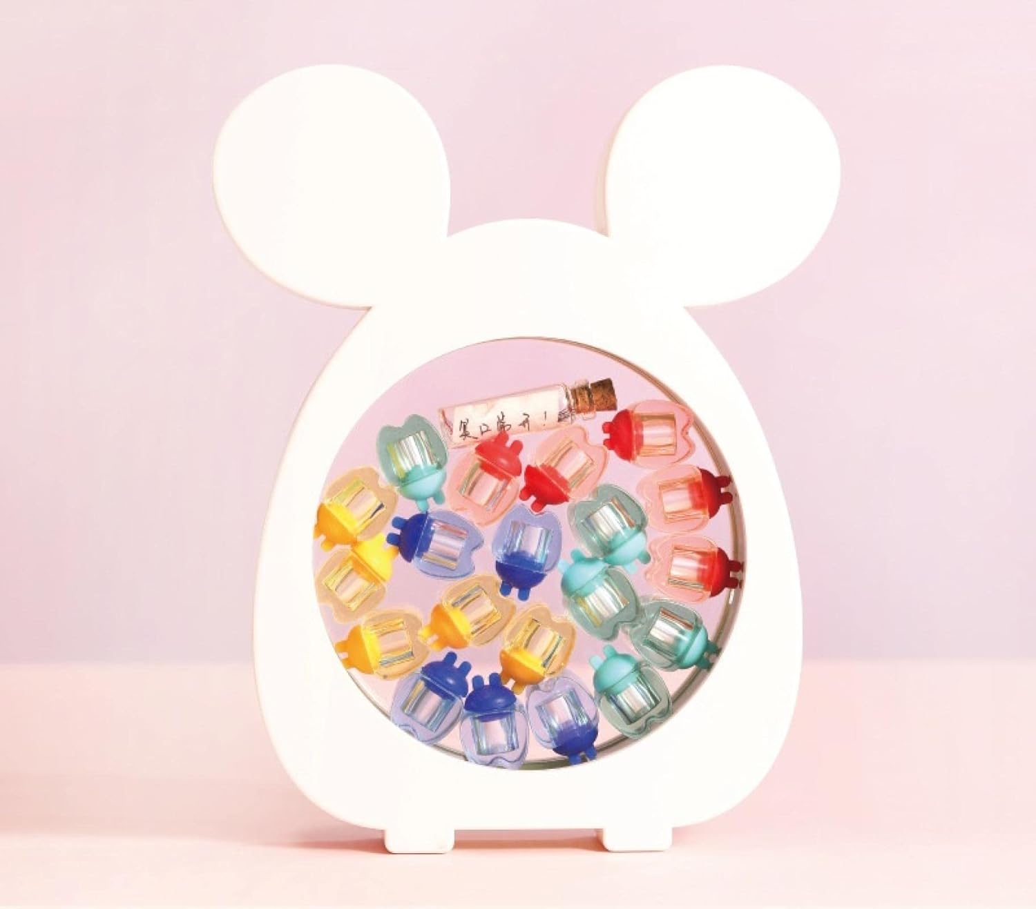 NA Children's deciduous Teeth fetal Hair Memorial Box Transparent Tooth House Milk Cover White Transparent Teeth