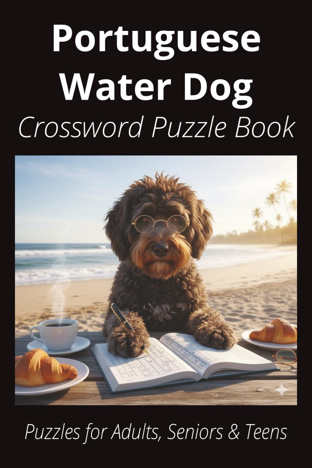 Portuguese Water Dog Crossword Puzzle Book: Crossword Puzzles with Easy-to-Read Print About Portuguese Water Dogs, Loyal Companions, Training, Fun ... Pet Lovers, Vacations, and Relaxing Moments