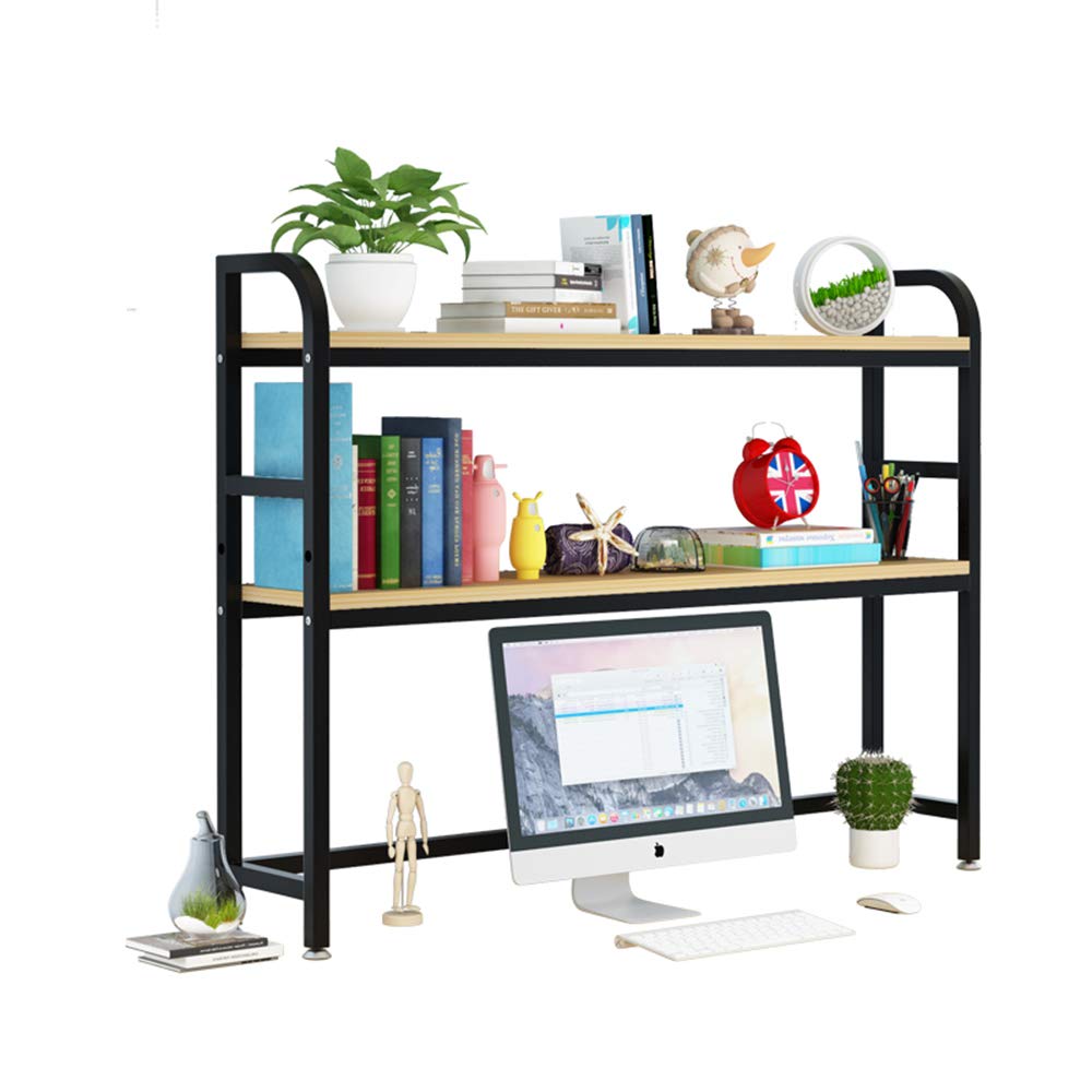 Amazon.co.jp: Dyaskz デスク用上棚 木製 机上ラック W1150 机上台