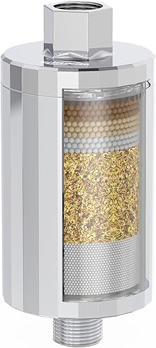 Miniatura 8 de Filtro de cabezal de ducha All Metal filtro de ducha KDF 55, vitamina C, E y A, para agua dura, filtros de agua universales de alta presión para