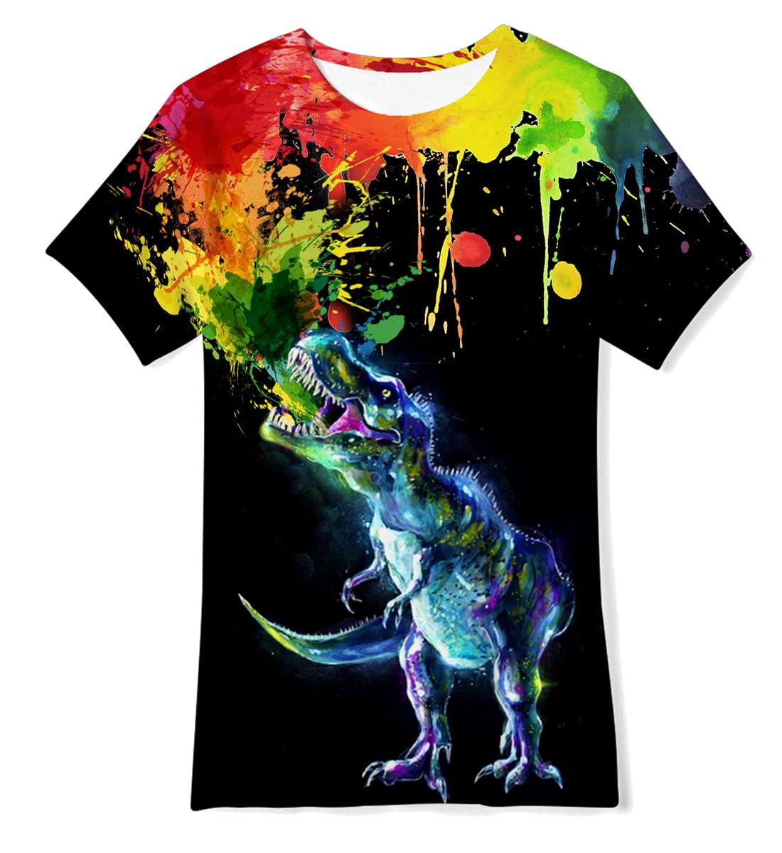 Belovecol Boys Girls 3D T-Shirt Cool Crewneck Short Sleeve Graphic T Shirt Summer Tee Shirts for Kids Teens 6-13 Years — view 10