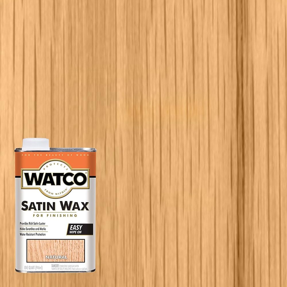 Amazon.com: Rust-Oleum 67041 Watco Satin Finishing Wax, 1 Qt