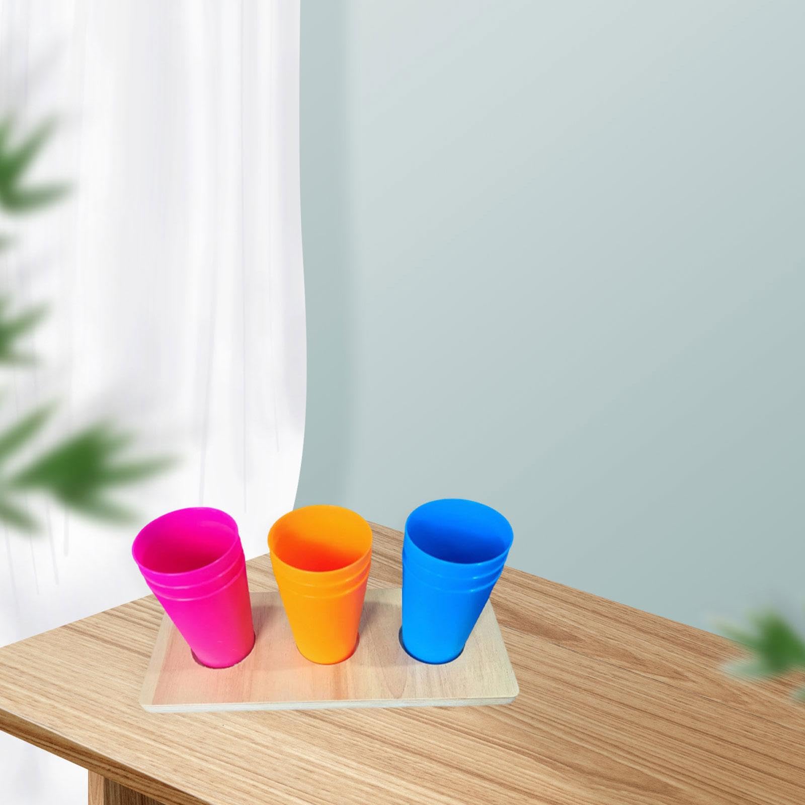 Oshhni Jeu de gobelets empilables, jouet interactif parent-enfant, améliore les capacités de concentration pour les garçons et les filles, jeu