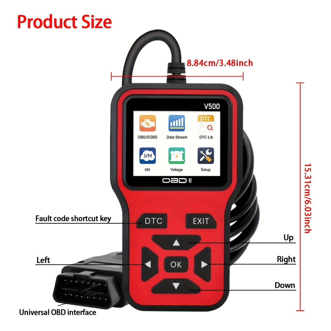 LYangr OBD2 Auto Diagnostica Diagnosi Scanner