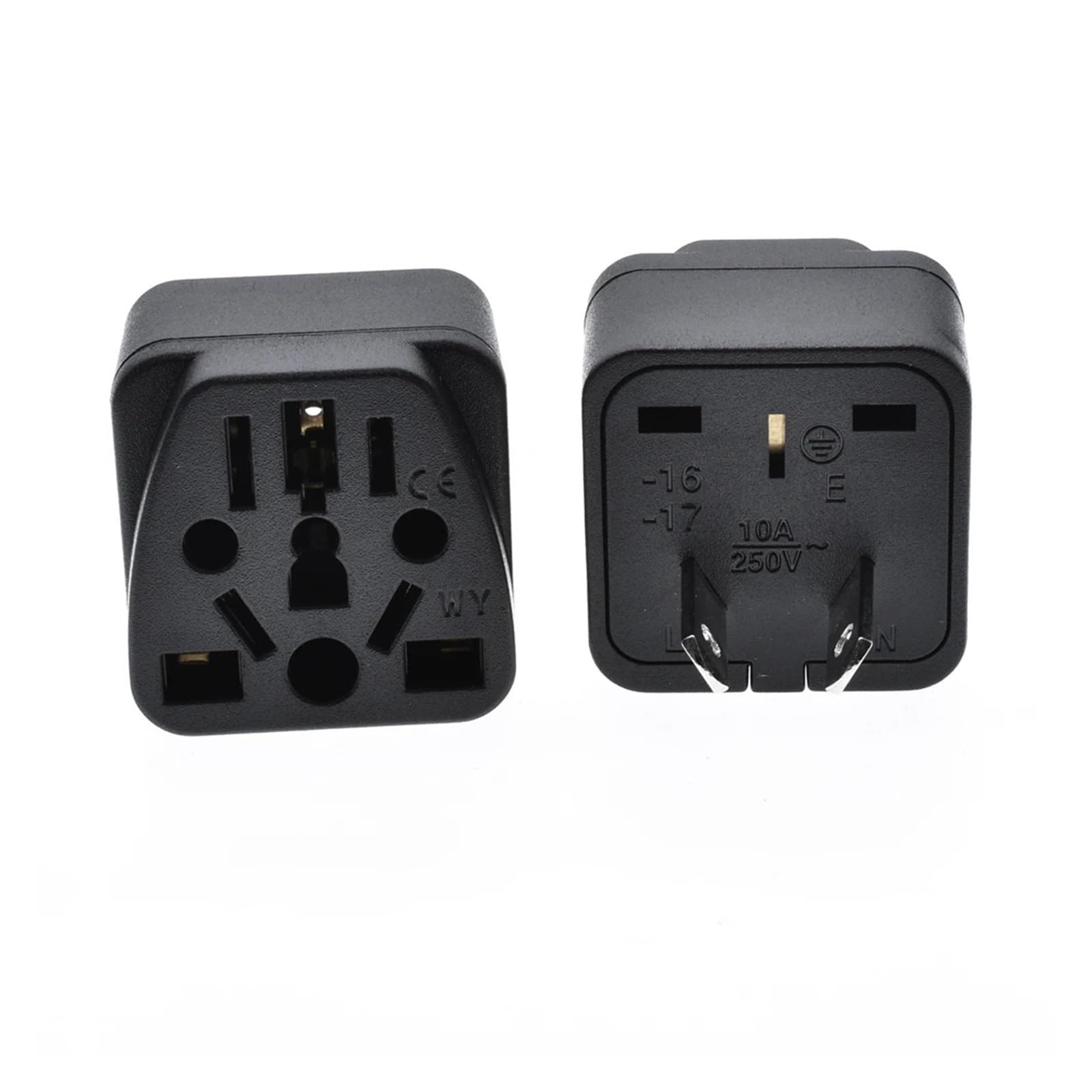 Adaptateur de conversion 2/3 broches chargeur alimentation WY-17 compact - 2