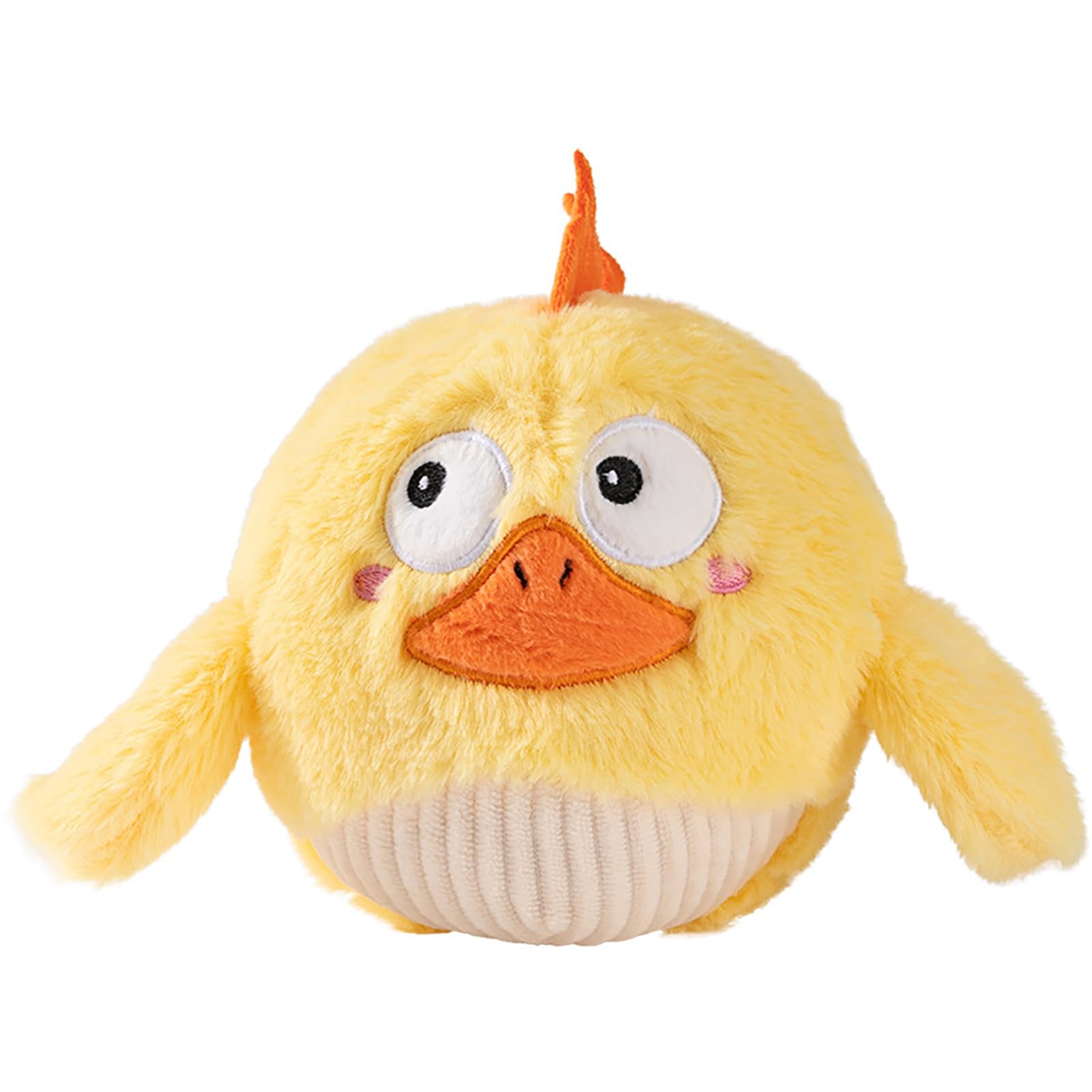 Cartoon Chick Dolphin Fox Plush Ball Pet Toys, Singing Dancing Irregular Jumping Interactive Dog Play Toys