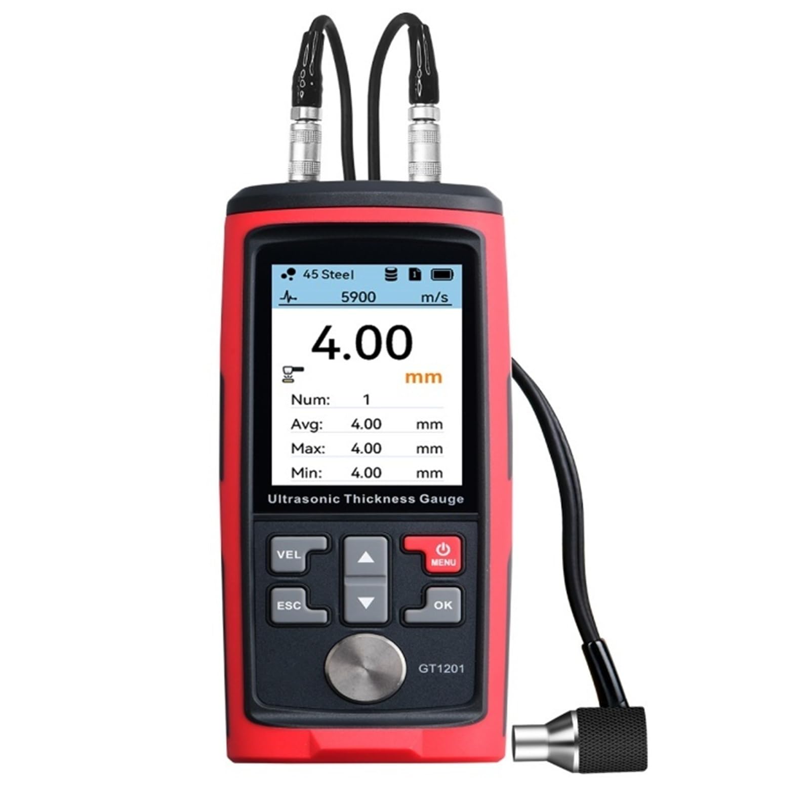 Thickness Gauge Ultrasonic Thickness Gauge: High-Precision Metal and s Measurement Instrument with Color Screen