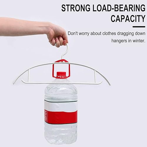 Miniatura 7 de Perchas de plástico para ropa, antideslizantes, sin golpes, perchas resistentes para suéteres, abrigos, chaquetas, pantalones, camisas, chalecos,