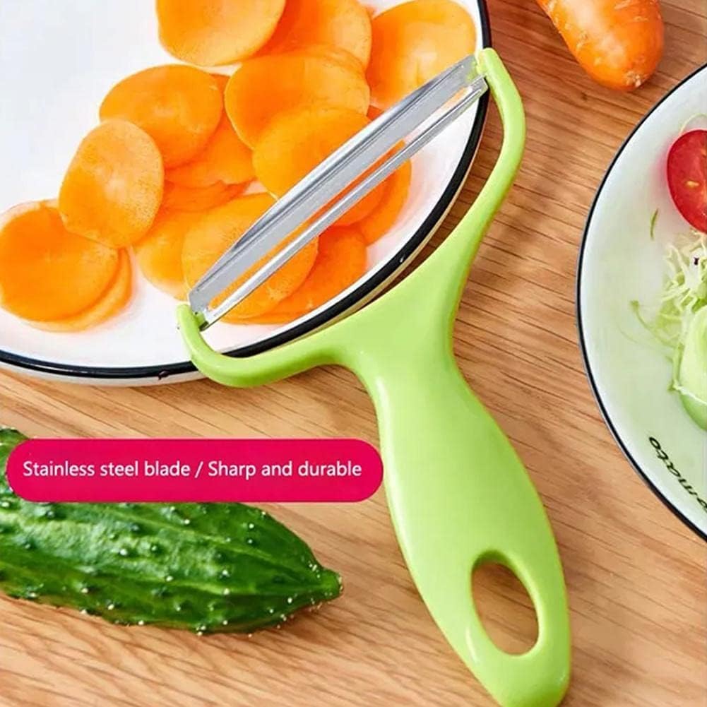 Trituradora de repollo verde, cortador de verduras, acero inoxidable, pelador de patatas y verduras, ralladores de repollo para cocina imprescindible para restaurantes caseros de 7.1 x 4.7 in 4