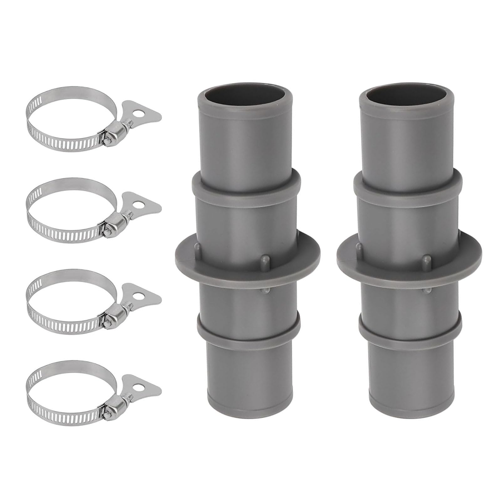Pool Vacuum Hose Adapters Swimming Pool Hose Adapter 2pcs Pools Hoses Adapter Connector Coupling for 1.25 & 1.5inch Vacuum