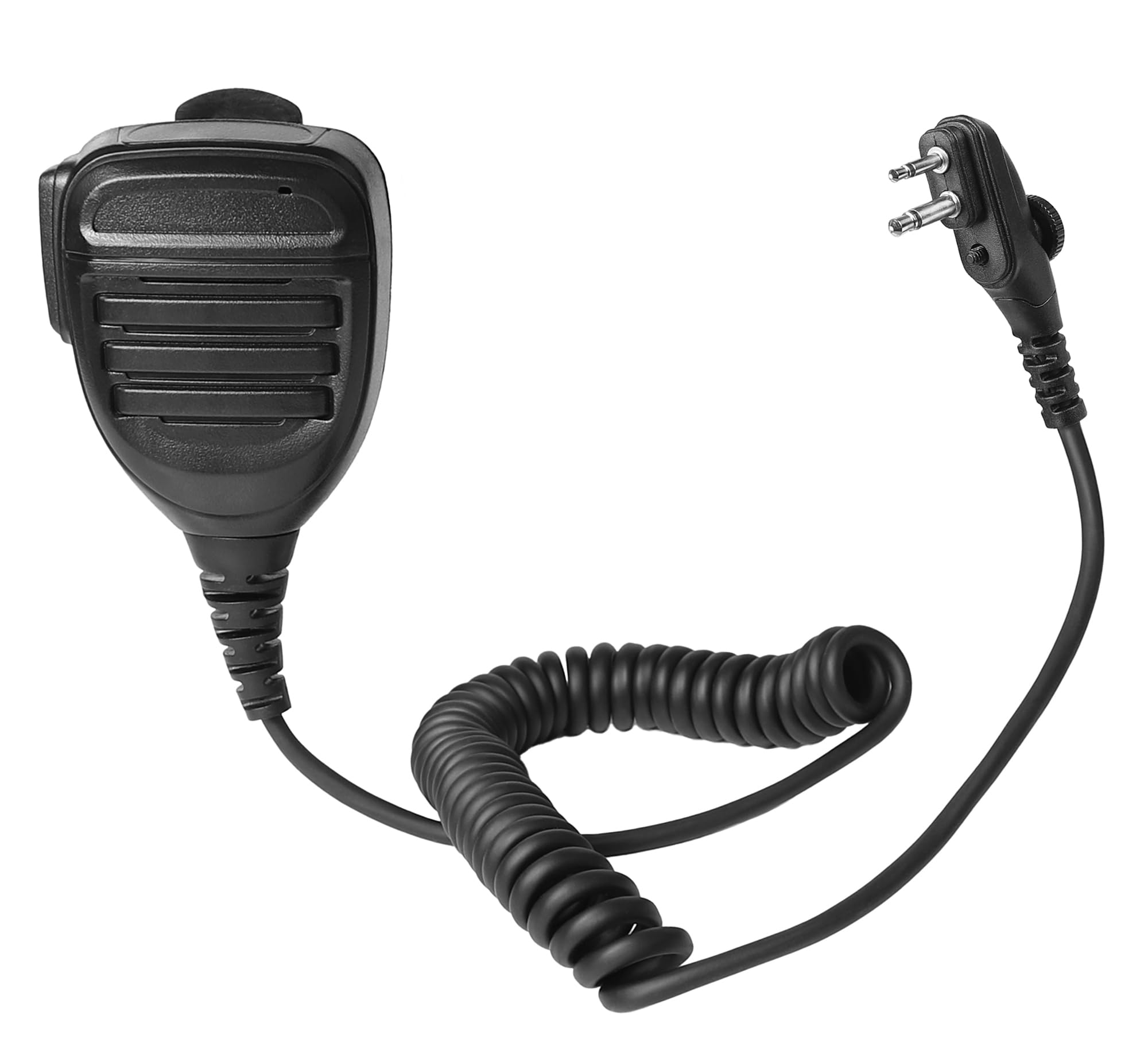 Microfono per radio Hytera BD505 BD615 PD405 PD505 PD565 2 pin con vite | Microfono da spalla portatile compatibile con Walkie Talkie Midland G15Pro G18 HYT BD555 PD485 Power446 TC-446S TC-610 TC-620