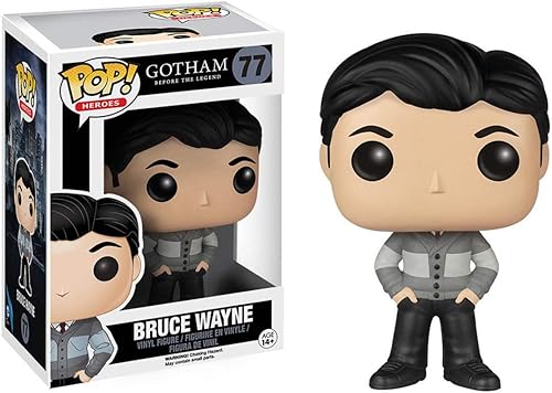 Funko Bruce Wayne Gotham x POP! Heroes Figura de vinilo y 1 POP! Paquete de protectores gráficos de plástico PET compatible #07706251 - B Funko Bruce Wayne Gotham x POP! Heroes Figura de vinilo y 1 POP! Paquete de protectores gráficos de plástico PET compatible #07706251 - B