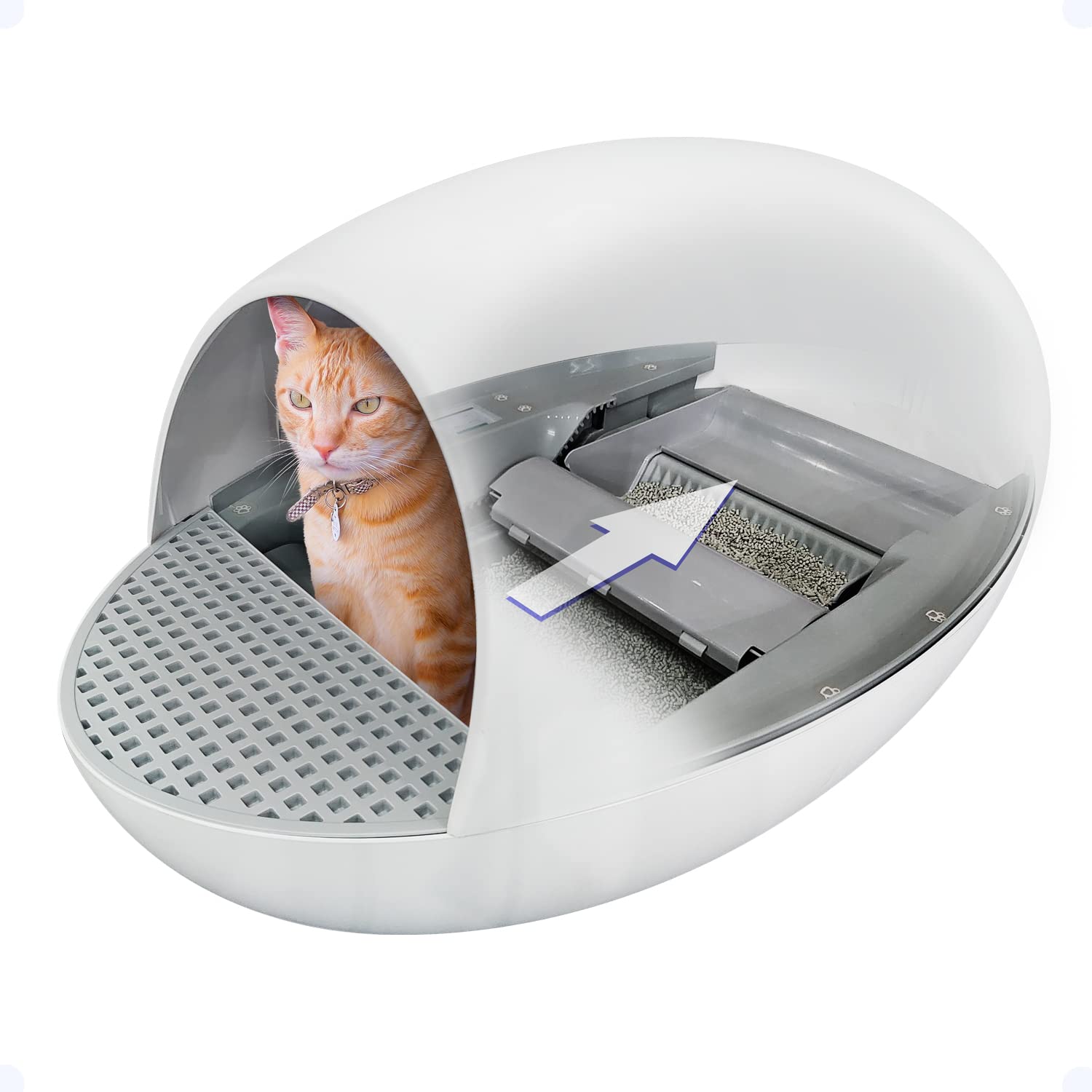 彡新品・セール・台数限定彡猫 自動トイレ 内蔵バッテリー 超大型空間  