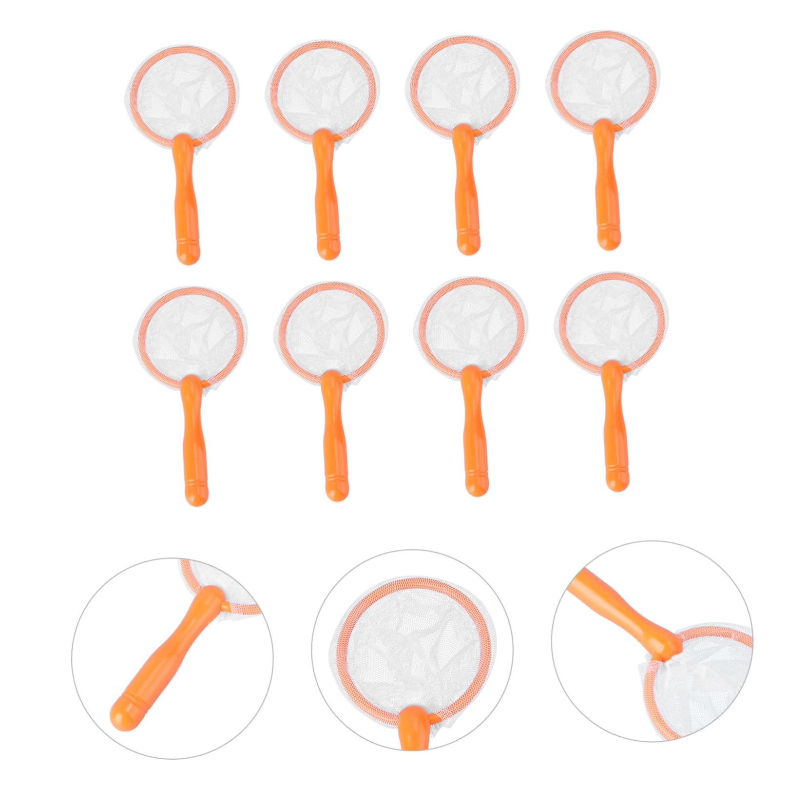 Filet de Pêche Jouet pour Garçon et Filles, Lot de 10, Plastique