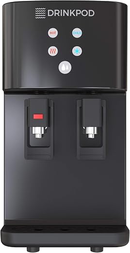 Bottleless Water Cooler Countertop Water Dispenser Hot & Cold Modes For Offices and Homes