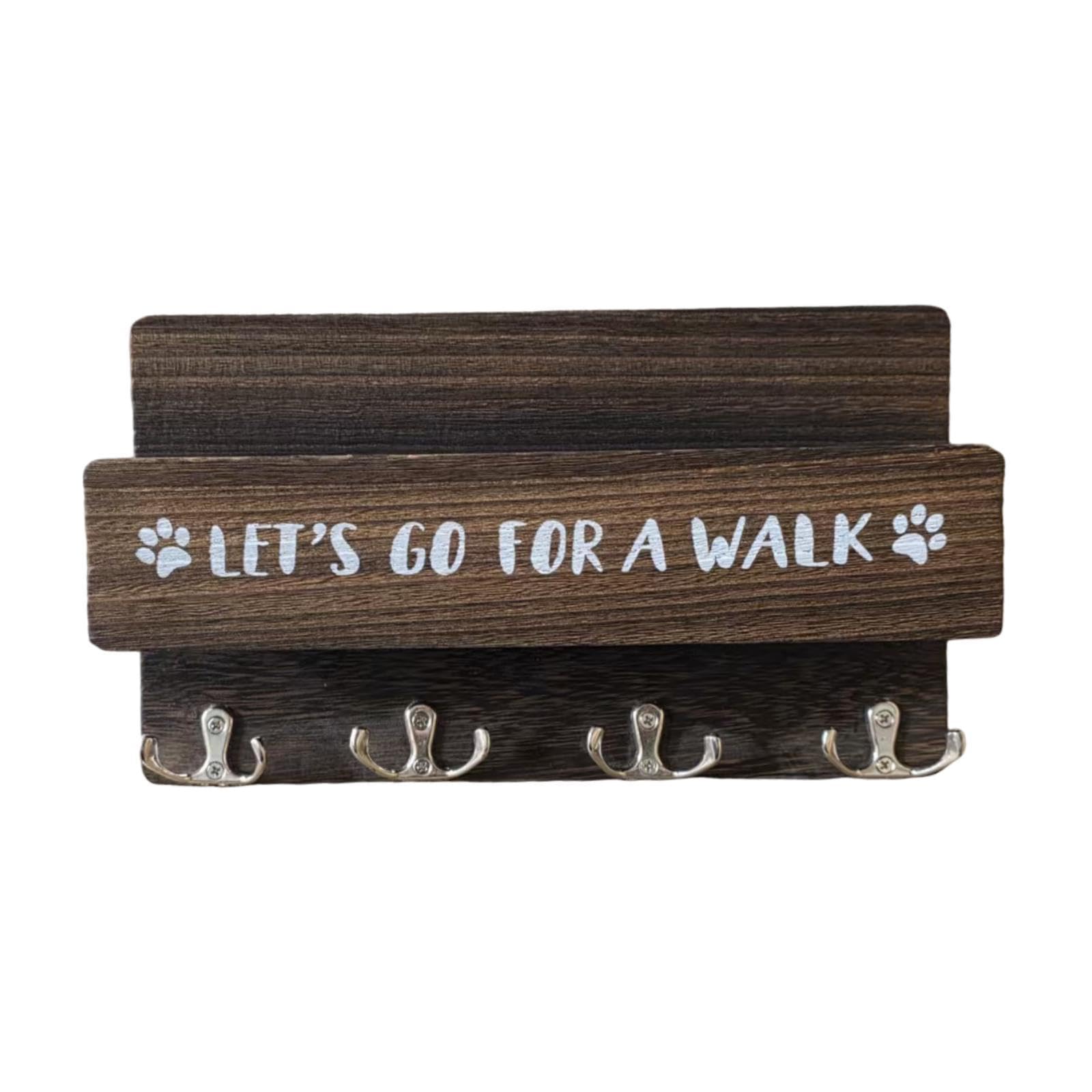 Generic Portachiavi Da Muro Organizer Appendichiavi in Legno con Mensola Ganci Decorativi Retro Adatto per Ingresso Camera Ambiente Lavorativo, Caffè