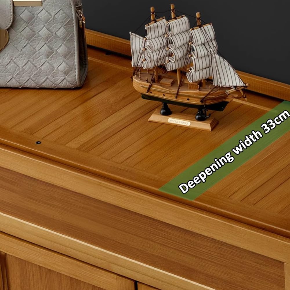 Shoe Storage Cabinet Cabinets Hallway Slim Cupboard Cupboards Hallways Slimline，Large Capacity Bamboo Shoe Cabinet, 7-Tier Narrow Storage with 4 Doors, Top Flap Design, 33cm Deep, Ideal Entr