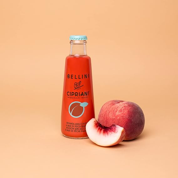 Cipriani White Peach Virgin Bellini Mix 4 -6.09 fl oz