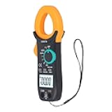 WALFRONT True RMS Clamp Meter NCV Detection High Visibility for Electrical Testing with Digital Clamp Multimeter 2000 Display Auto Power Off