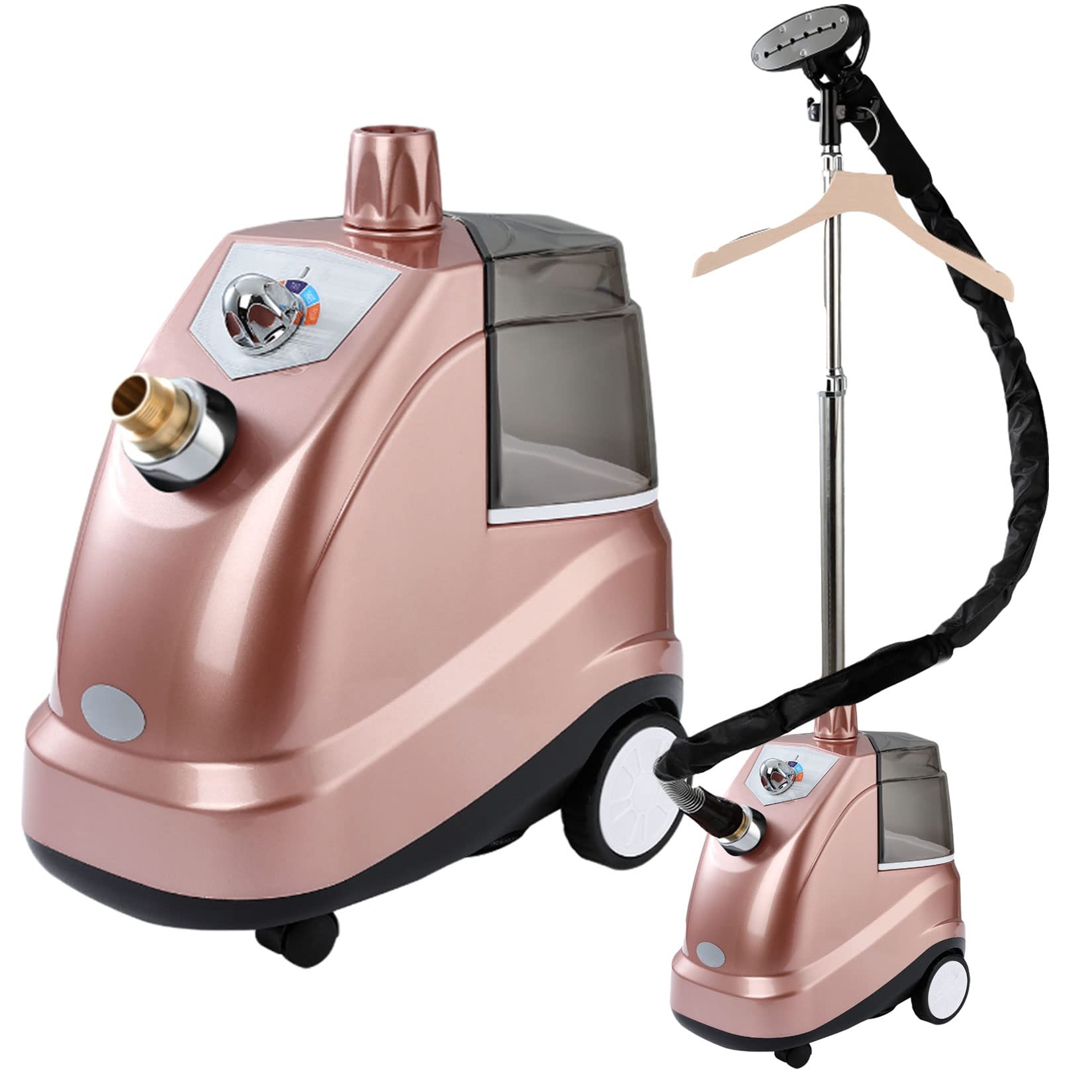 Pionowy Parowiec Do Odzieży 2200 W, 4 Tryby Pary, Szybkie Nagrzewanie, 70 Minutów Ciągłej Pary.-Rose Gold