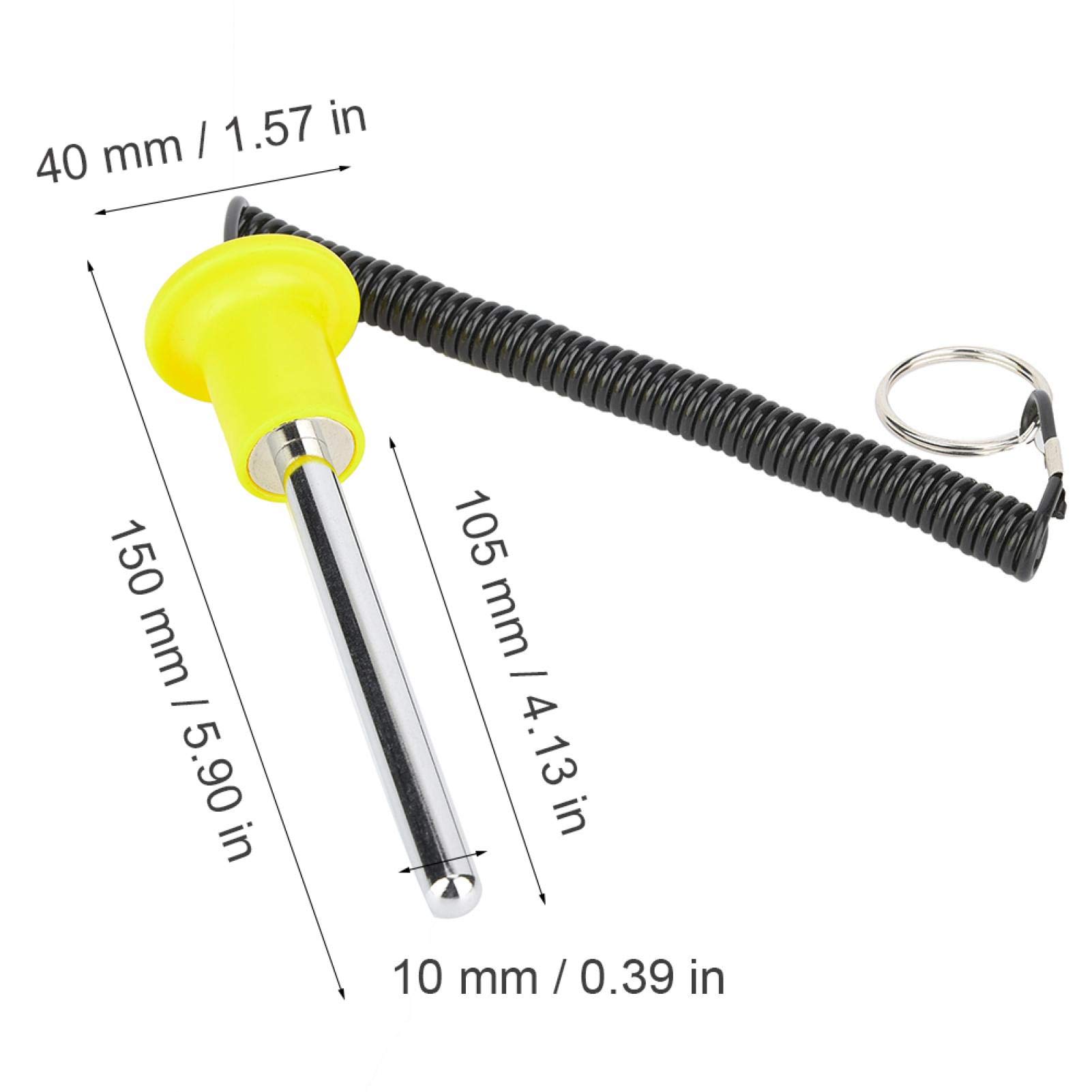 Broche Magnétique Pour Poids De Sport - En Alliage Aluminium, Avec Cordon, Tailles 8x80mm à 10x80mm