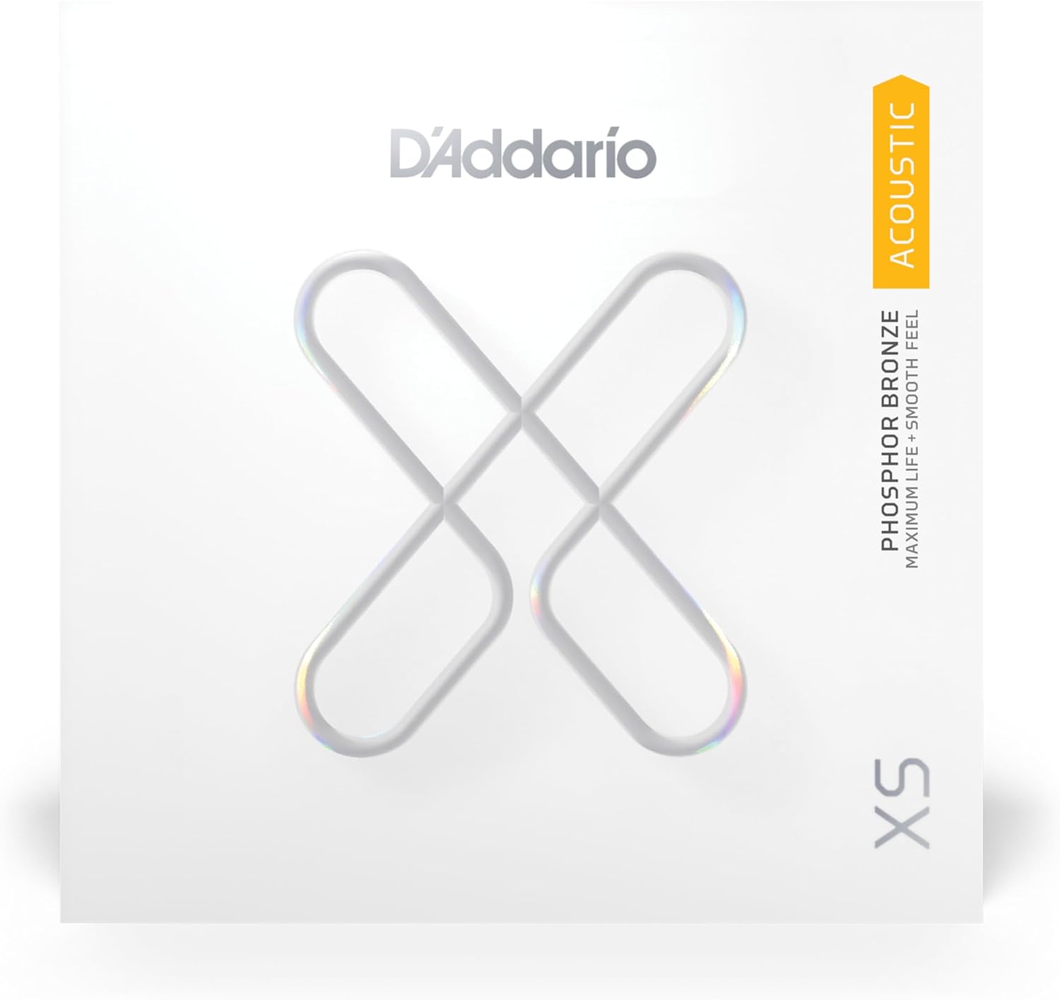 D'Addario Guitar Strings - XS Phosphor Bronze Coated Acoustic Single Guitar String - Maximum Life with Smooth Feel & Exceptional Tone - XSPB026-026 Gauge