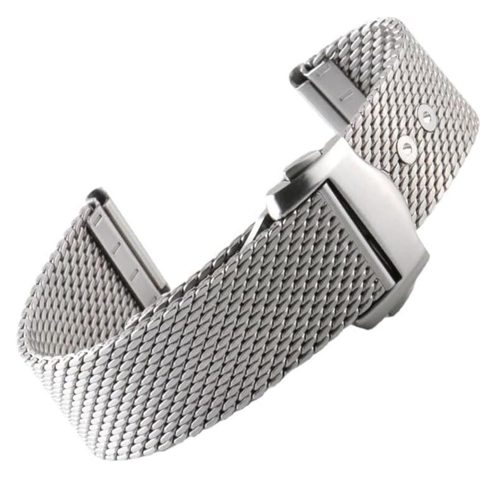 Pasek do zegarka ze stali nierdzewnej, 20mm Stainless Steel Mesh Watchband Metal Mesh Watch Strap Universal Smartwatch Replacement Watchband