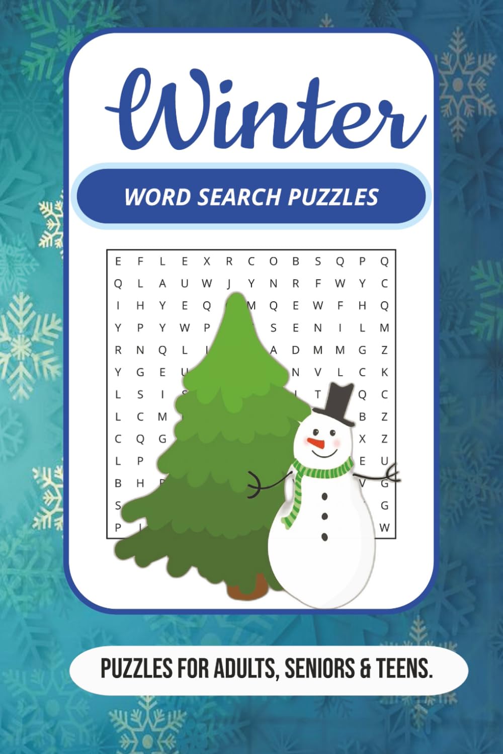 Winter Word Search Puzzles: WINTER WORDSEARCH PUZZLES: Word Search Puzzles with Easy to Read Print and about Winter, Christmas, Coziness and More | ... for Vacations, Holidays and Relaxation.