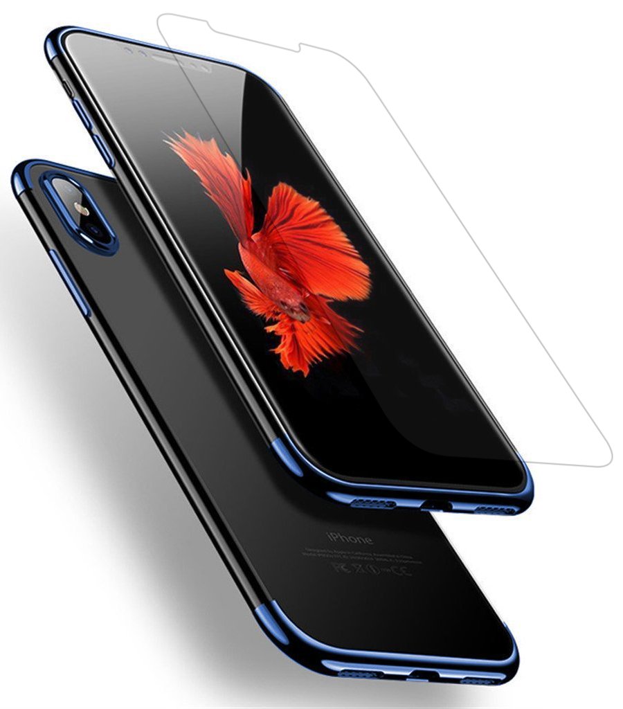 iPhone X soft Case, LetFocus Thin Crystal Clear Slim Fit case Shell Protective case Flexible Soft silicon rubber TPU Case For Apple iPhone X