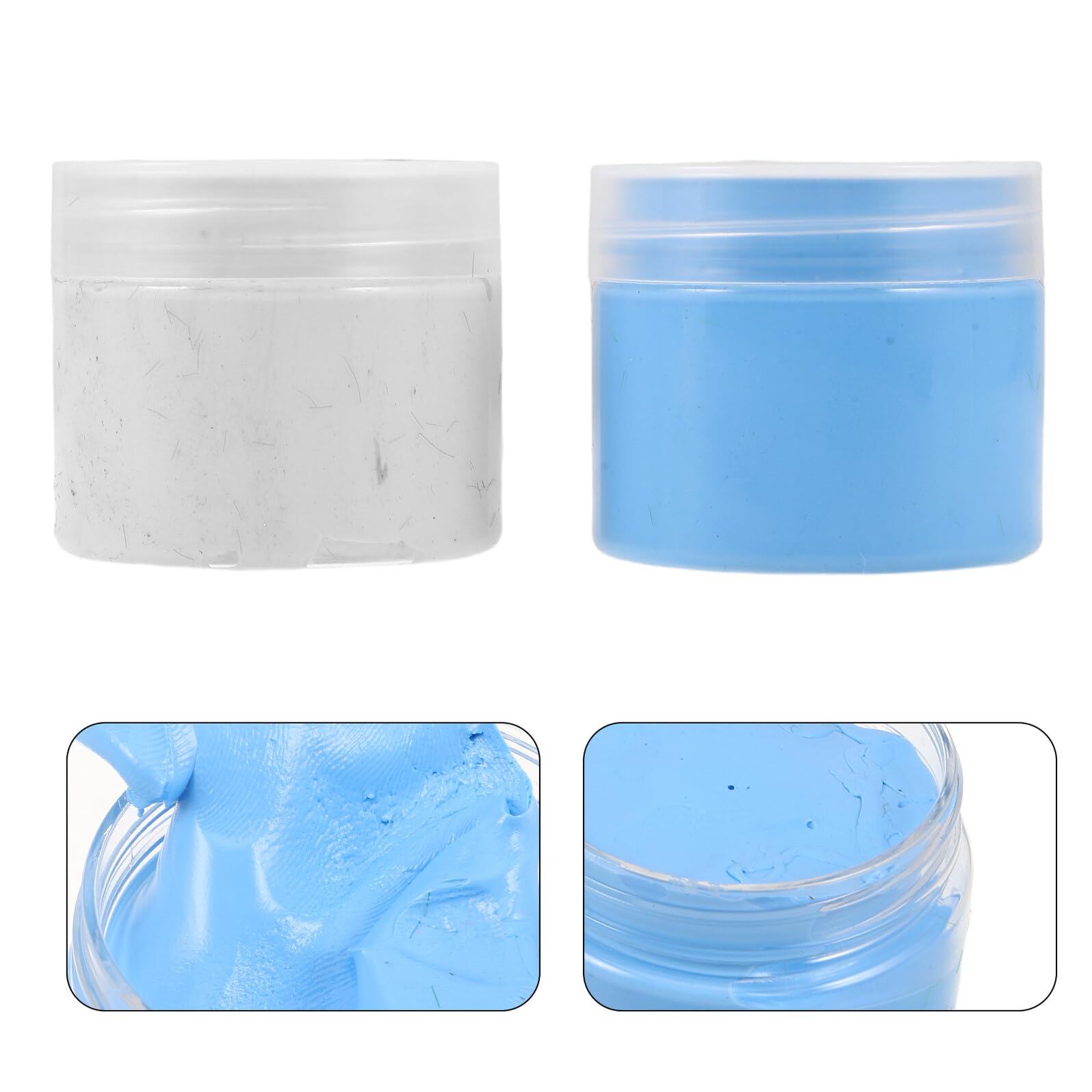 Masilla de Silicona para Moldes de Arcilla 2 Piezas 100 G | DIY para Figuras y Objetos Pequeños, Experiencia Sencilla, Apta para Principiantes y Expertos