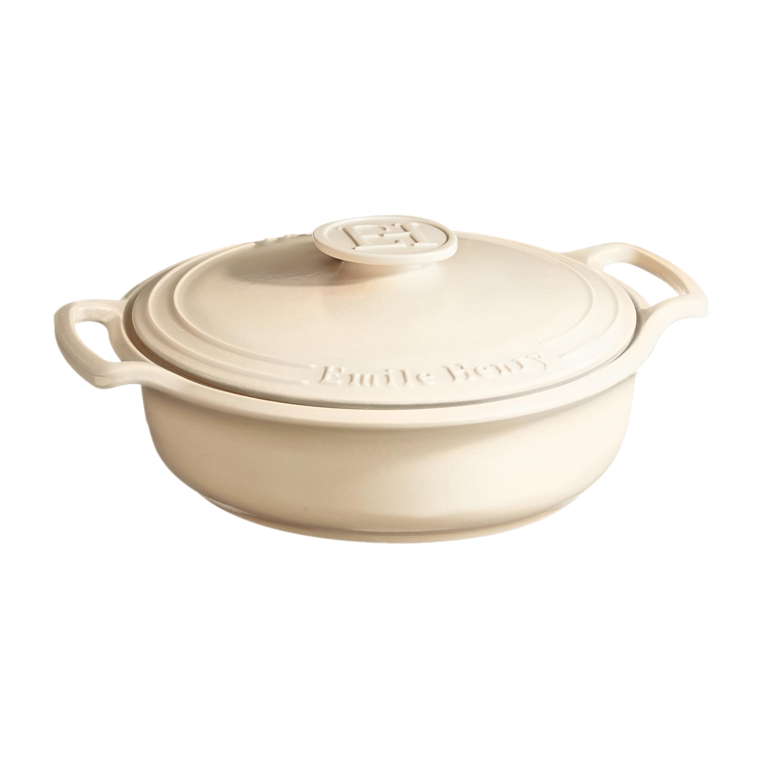 Brassière céramique Emile Henry Sublime crème 4 l pour réussir tous vos plats mijotés