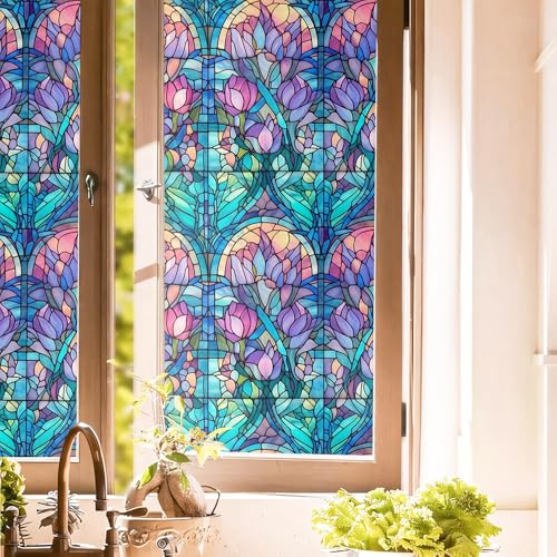 Vinilo decorativo para ventana de 15.7x118 pulgadas miniatura 1