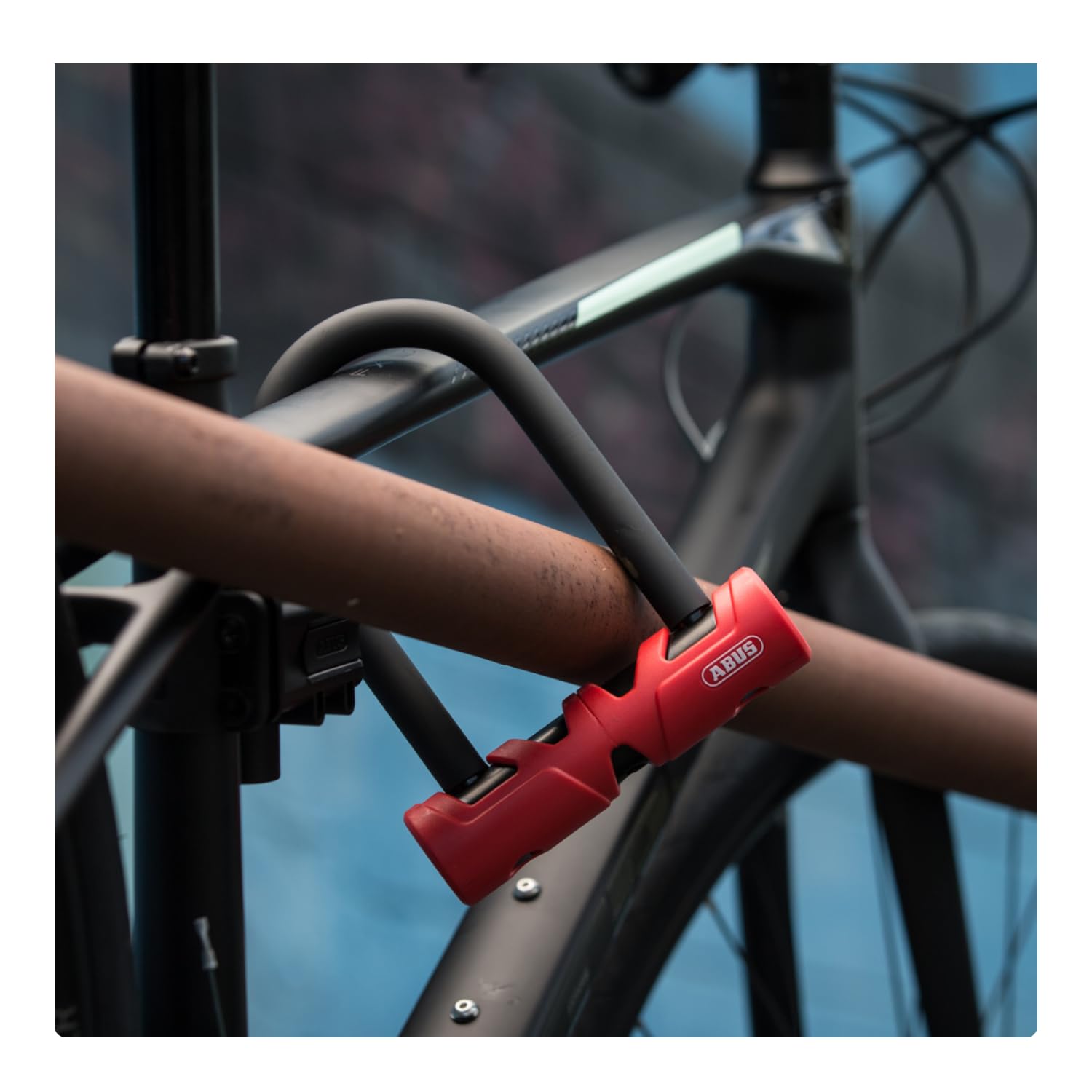 ABUS Ultimate 420 U-lock + staffa USH - Serratura per bicicletta con grillo rotondo e staffa - Livello di sicurezza 12