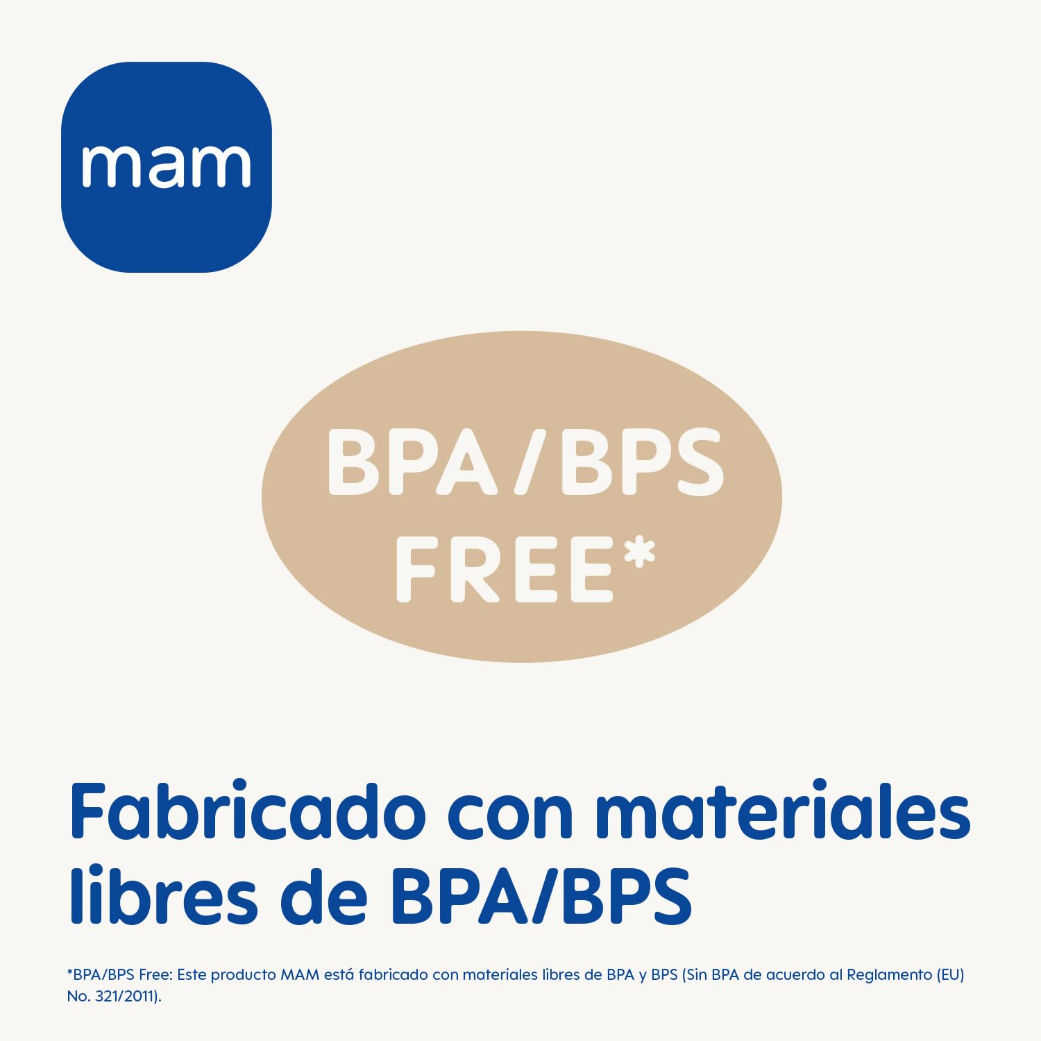 MAM Pack 2 Biberones, a partir de 4 Meses, 330ml, con Tetina 3 de Flujo Rápido de Silicona de Fácil Aceptación, Fácil de Sostener, Fácil de Limpiar, MAM Easy Active, Azul Brillante, Pack de 2uds