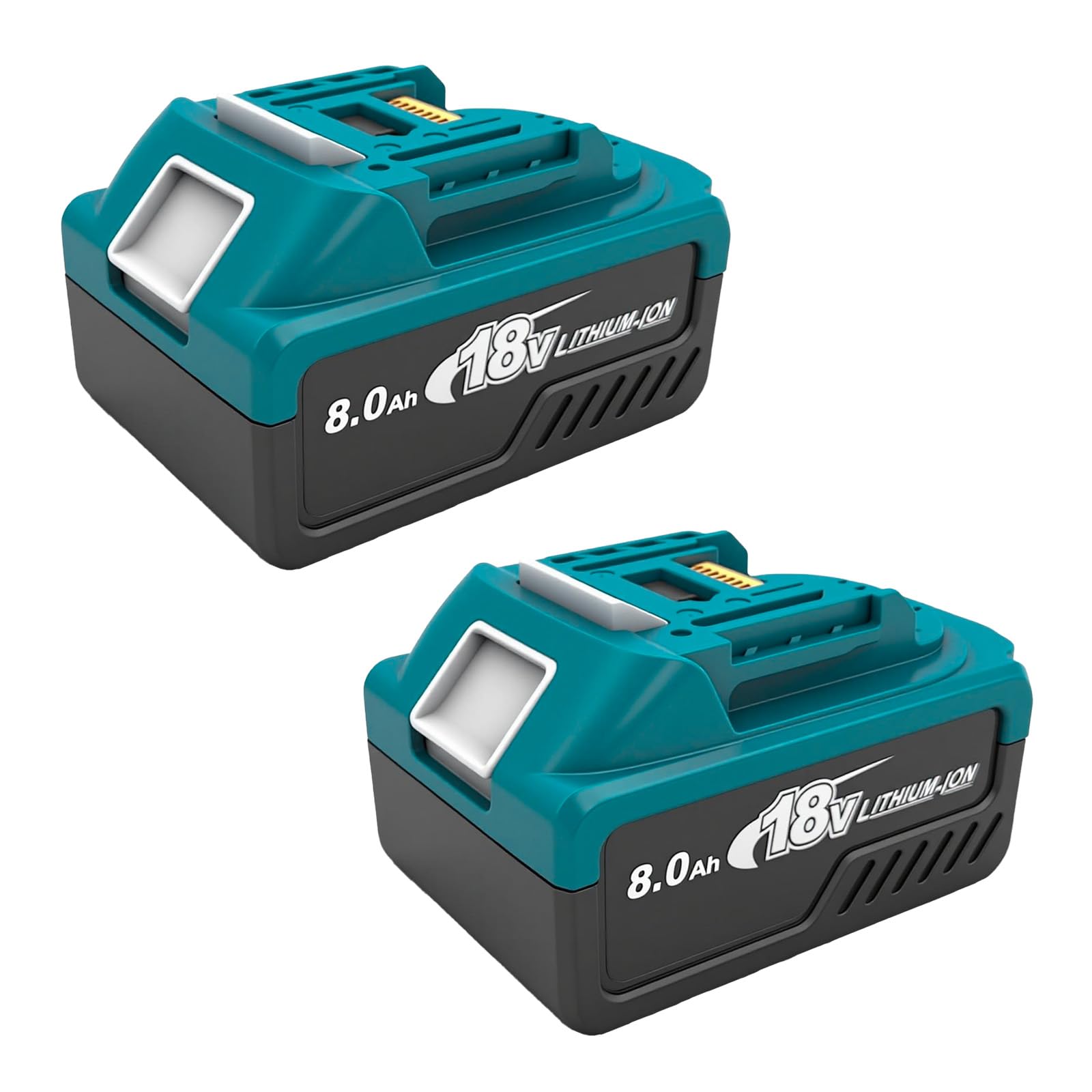 Akumulator zastępczy do Makita 18 V akumulator 2 x 8000 mAh, kompatybilny z BL1860 BL1860B BL1850 BL1850B BL1840 BL1830 BL1820