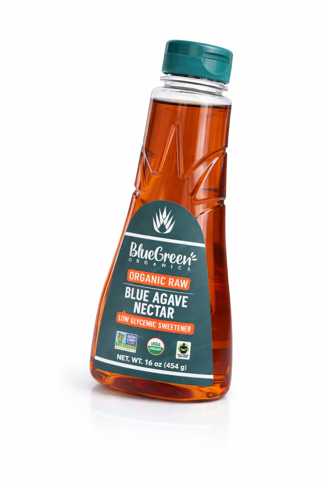 Amazon.com : BLUE GREEN ORGANICS Raw Blue Agave Nectar - 16 oz Organic  Natural Sweetener - Low Glycemic & Non-GMO Squeeze Bottle : Grocery &  Gourmet Food