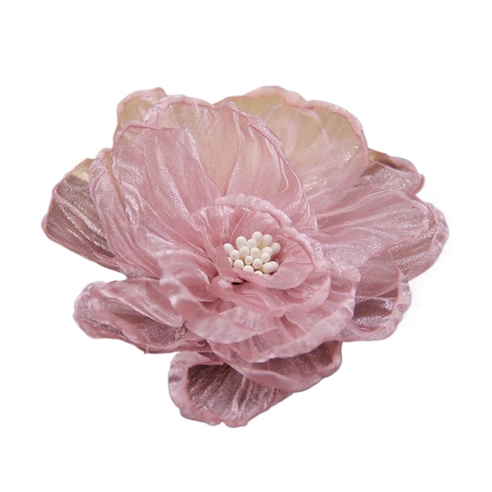 Wtaxbh Color2 Iron On Patches 10Pc Colorful Organza Cluster Flowers For Wedding Dress Bridal Chiffon Fabric Trim Beads Applique Cloth Diy Garment Sewing Patches(Color2)