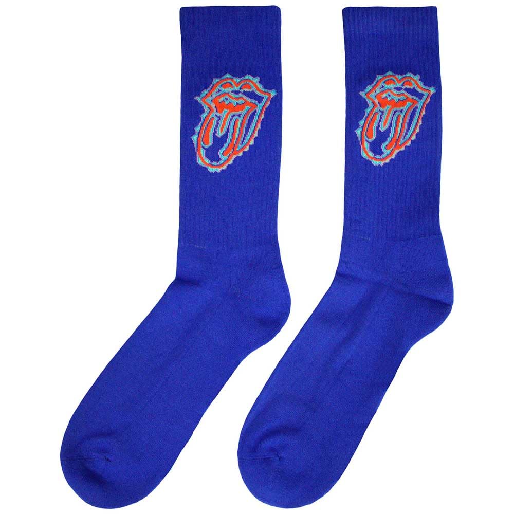 Rock Off officially licensed products The Rolling Stones Doodle Tongue Ankle Socks One Size
