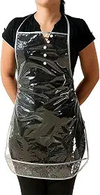 2 Aventais Plástico Transparente Pvc Cristal 60cm X 46cm