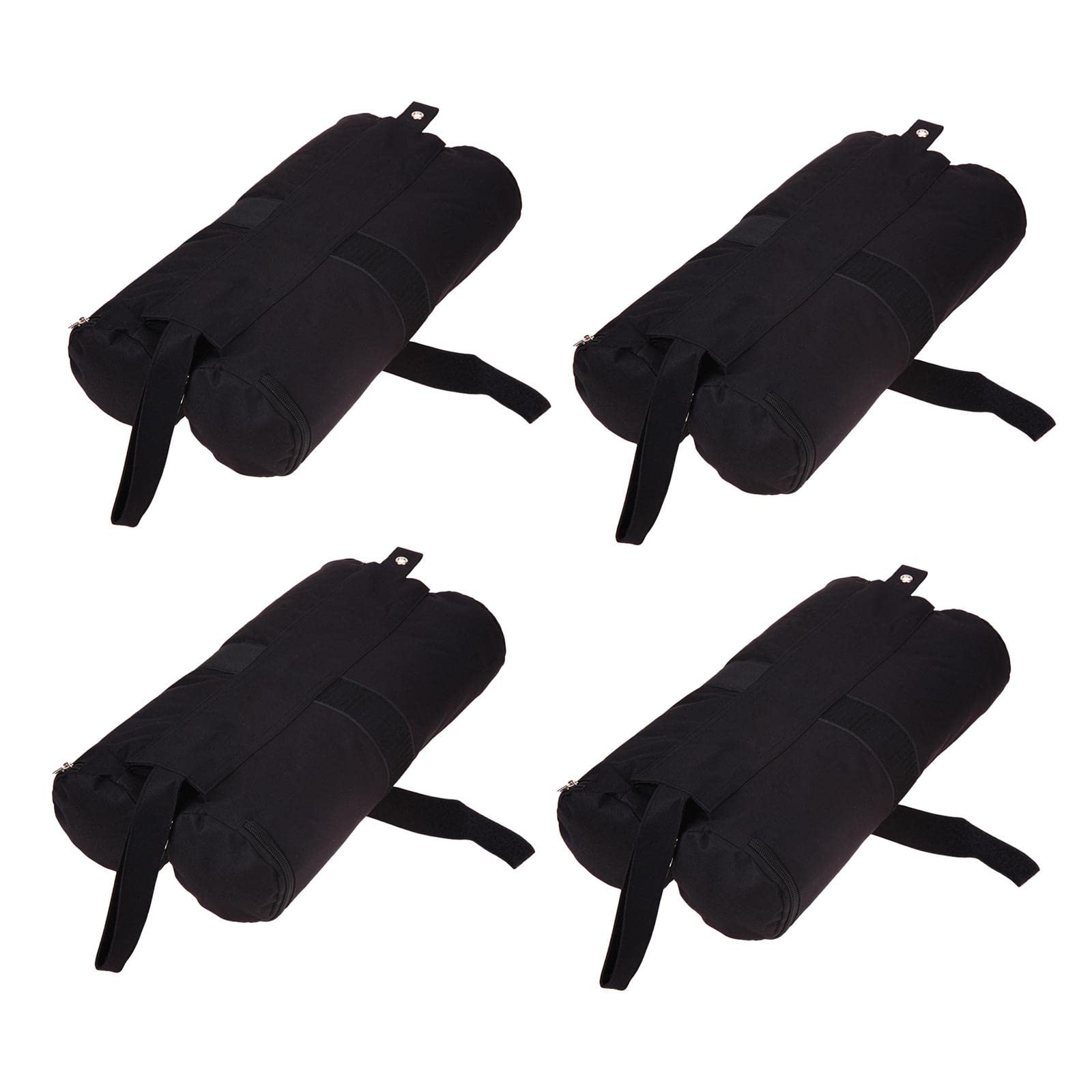 MOH 4Pcs Heavy Duty Weight Bags Sand Bags for Pop up Canopy Sun Umberlla Black