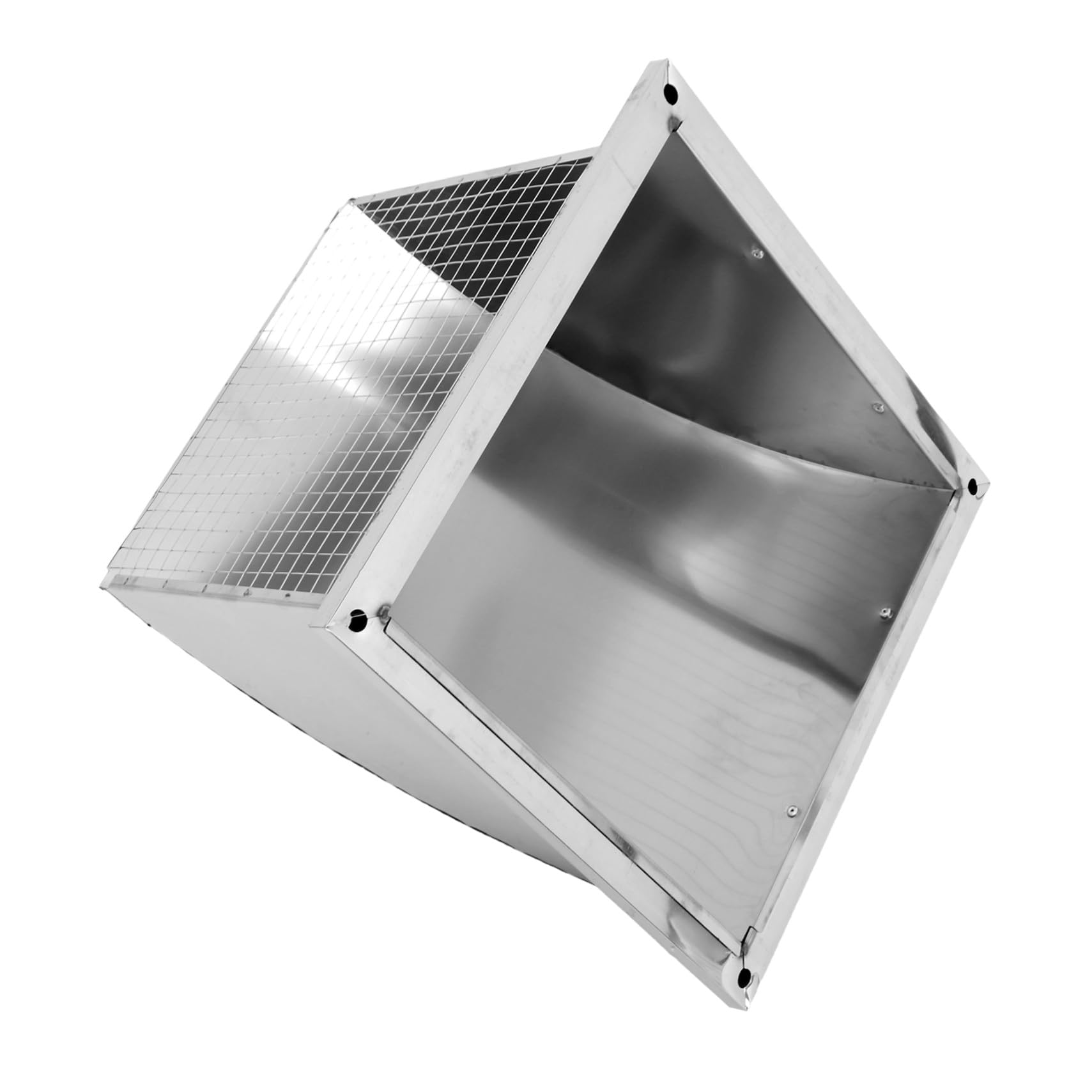 Ventilation extérieure inox pour hotte grille évacuation murale anti-pluie sécheuse