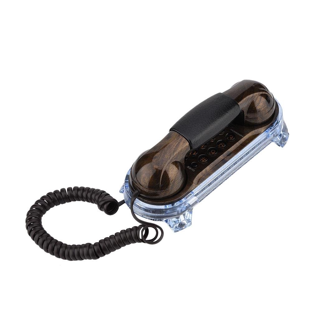 Wendry Corded Phone, Landline Phone, Retro Telephone with Ergonomic Design, Wall Mounted Telephone Corded Phone for Home Hotel